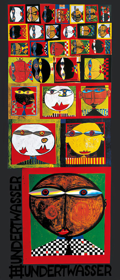 Nous vivons au paradis - Friedensreich Hundertwasser